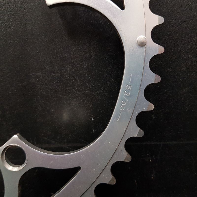 CAMPAGNOLO RECORD" N.O.S chainring 53d BCD 135 (Ref 1386)