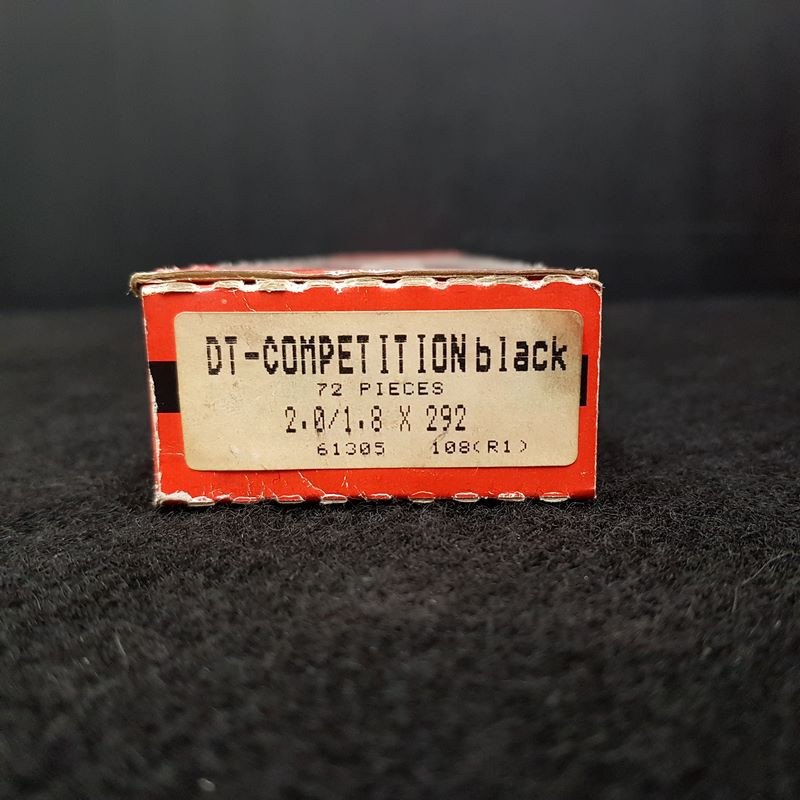 Set of 5 DT COMPETITION BLACK spokes Ø 1.8/2.0 - 292 mm