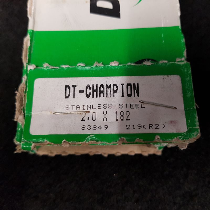 Lot de 5 rayons DT CHAMPION Ø 2.0 - 182 mm
