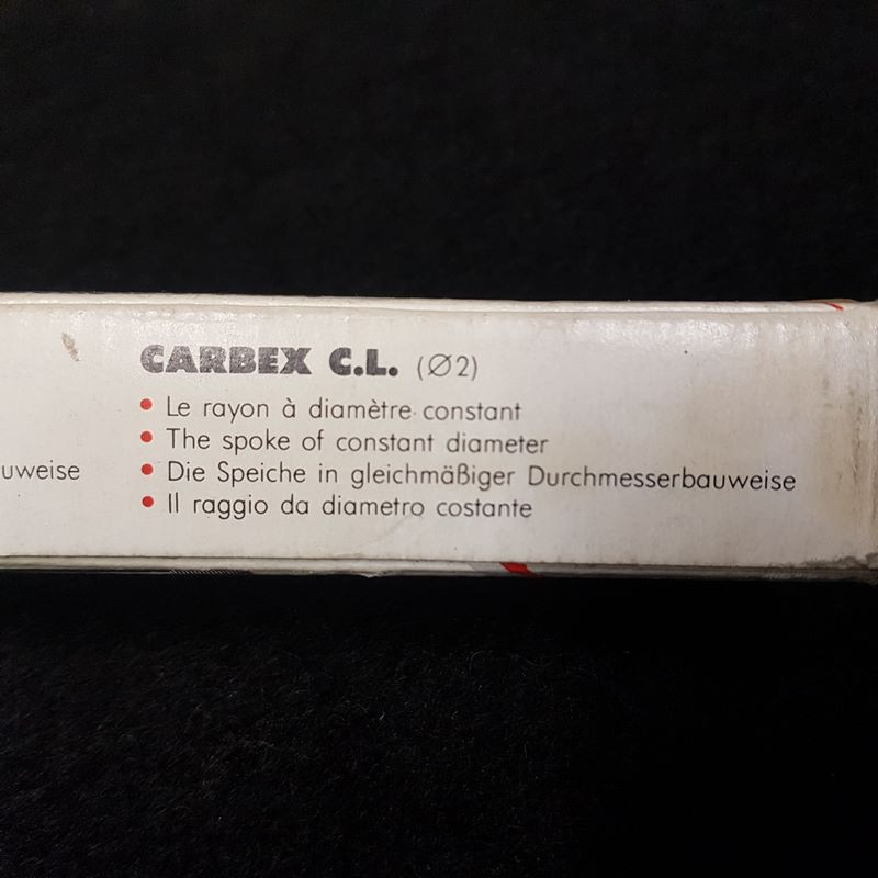 CARBEX CL red spoke Ø 2.0 - 301 mm