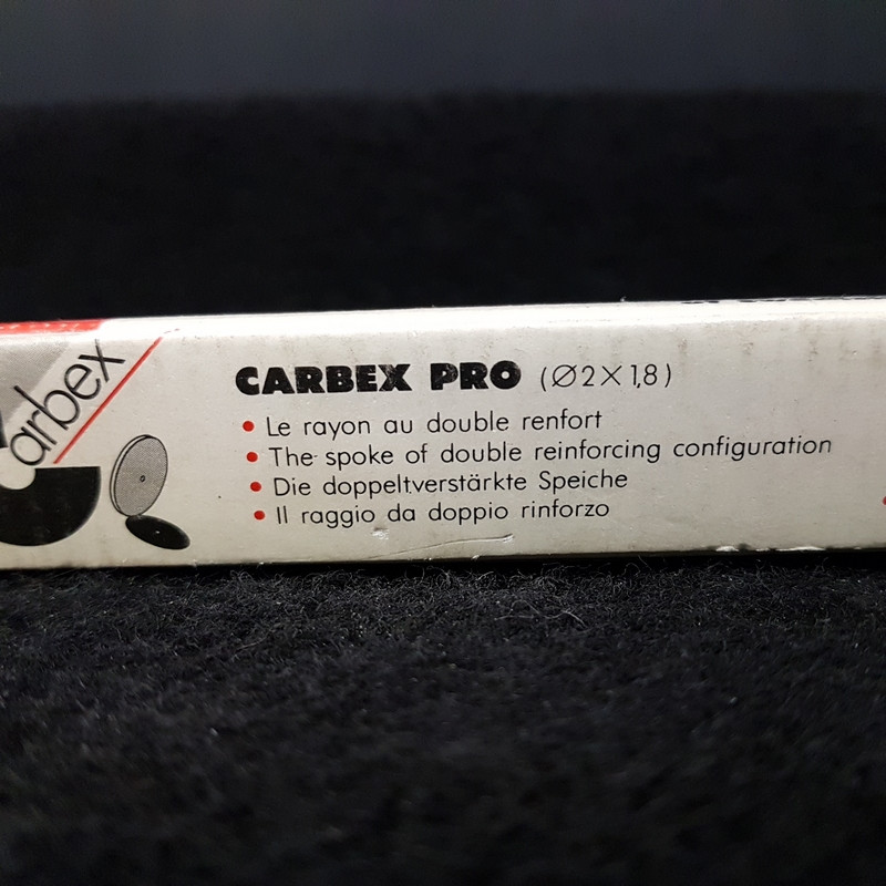CARBEX PRO rojo radios Ø 1.8/2.0 - 303 mm