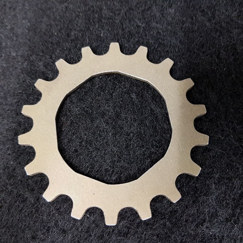N.O.S "CYCLO PAN" 18d aluminium sprocket (Ref 04)