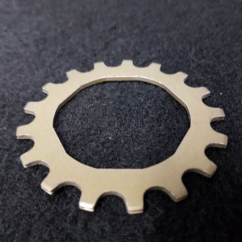N.O.S "CYCLO PAN" 17d aluminium sprocket (Ref 02)