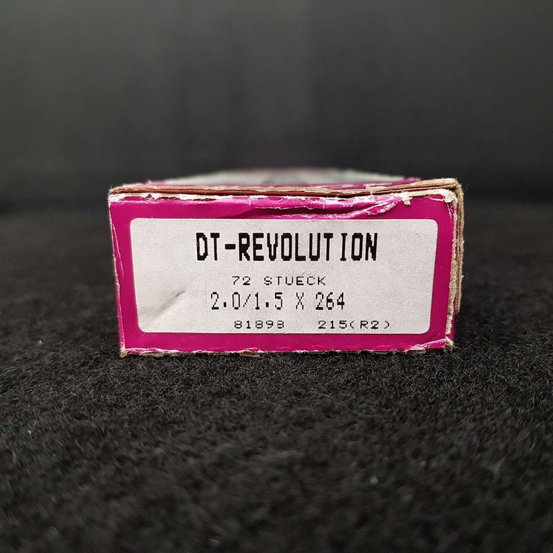 Set of 5 DT REVOLUTION spokes Ø 1.5/2.0 - 264 mm