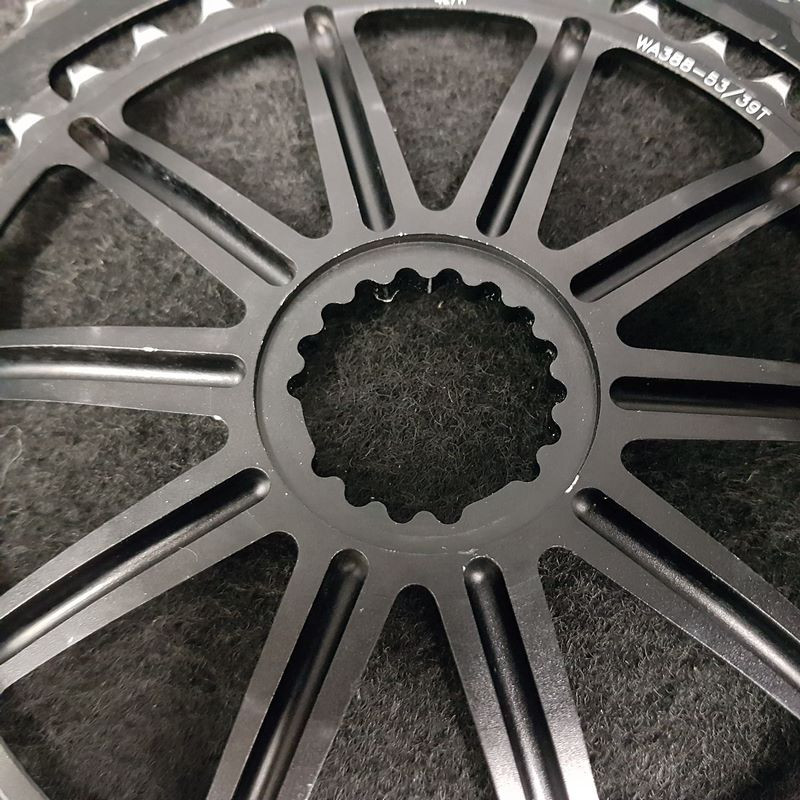 Platos "CANNONDALE SPIDERING" 53/39d (Ref 1439)
