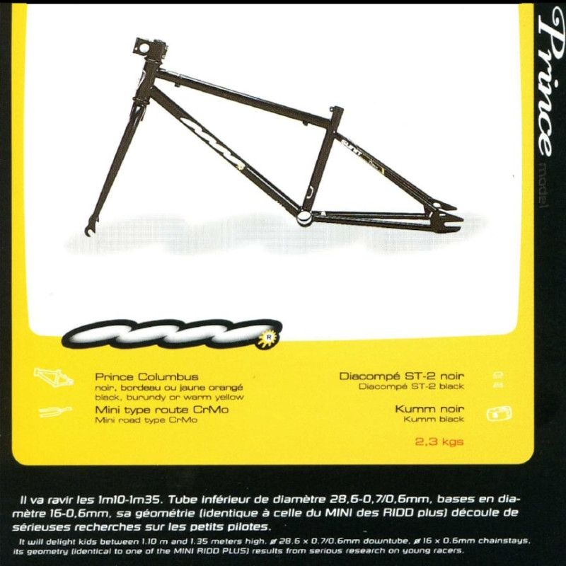 Telaio BMX "SUNN PRINCE" N.A.S.