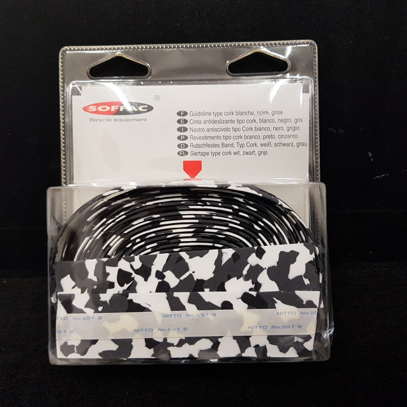 Handlebar LIEGE "BLANC/NOIR/GRIS" (Ref 88)