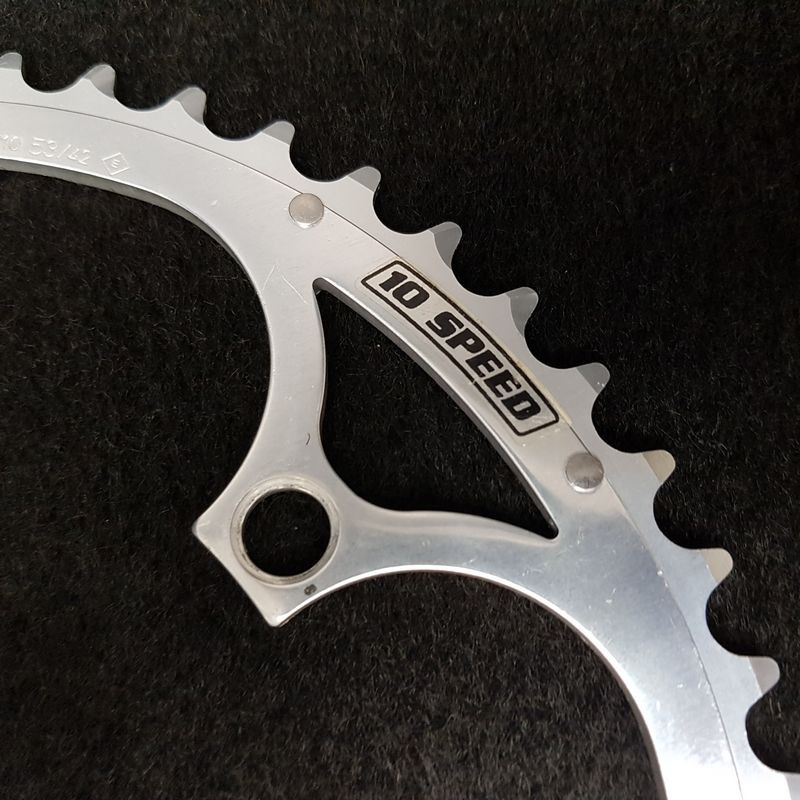 Kettenblatt N.O.S "CAMPAGNOLO RECORD C10" 53d BCD 135 (Ref 1532)