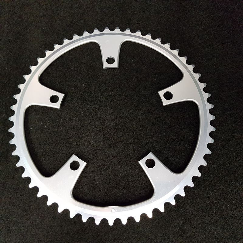 STRONGLIGHT ZICRAL" N.O.S chainring 53d BCD 130 (Ref 1527)