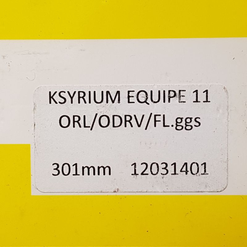 MAVIC 12031401 "KSYRIUM EQUIPE" 301 mm radio trasero