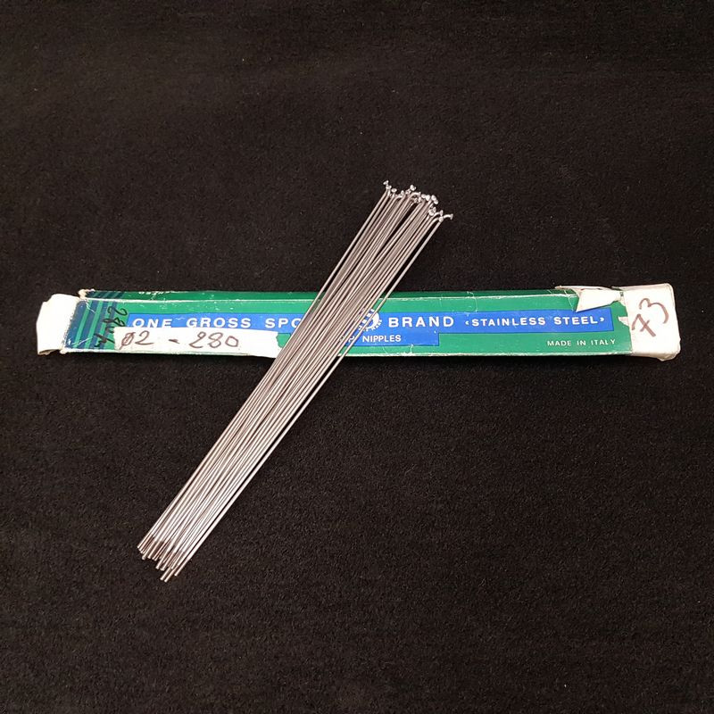 Set of 5 A.C.I ONE GROSS spokes Ø 2.0 - 280 mm