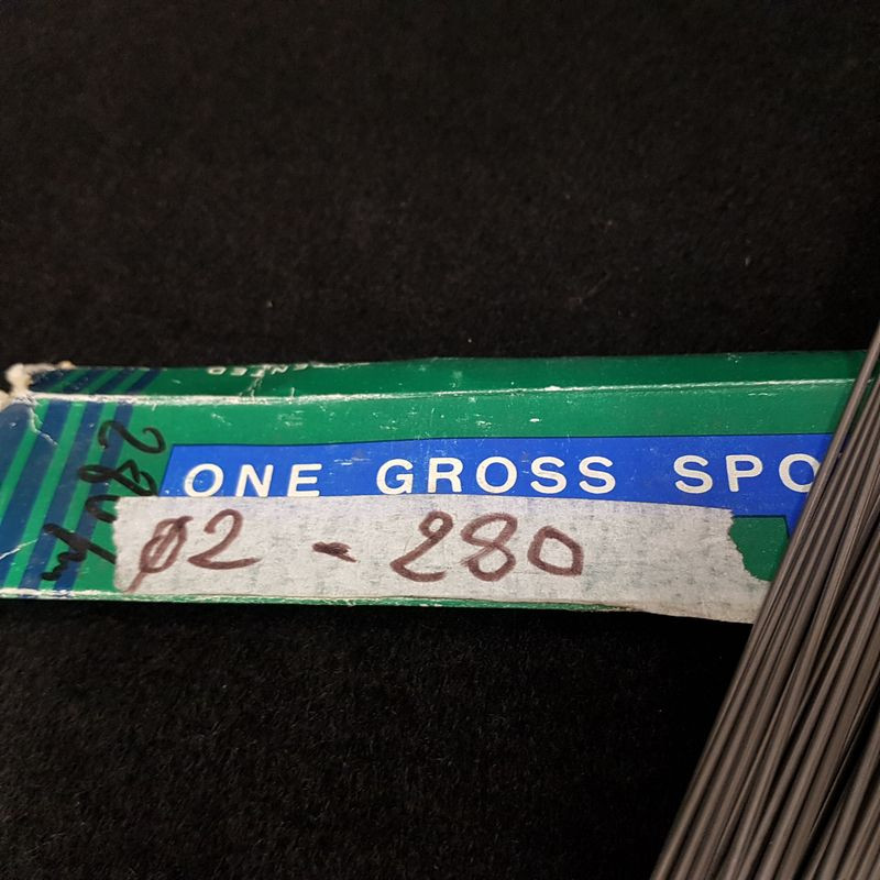Set of 5 A.C.I ONE GROSS spokes Ø 2.0 - 280 mm