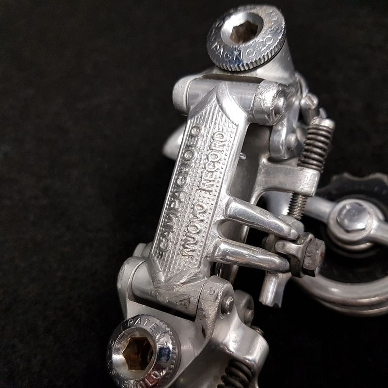 Hinterer Umwerfer "CAMPAGNOLO RECORD patent 72" 6v (Ref 1769)