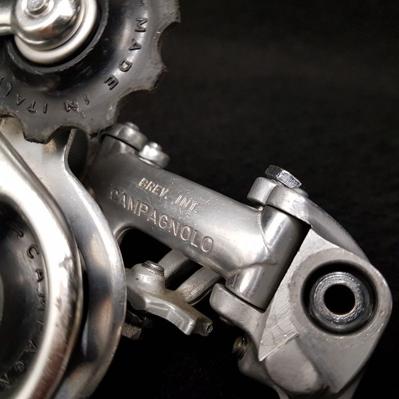 Hinterer Umwerfer "CAMPAGNOLO RECORD patent 72" 6v (Ref 1769)
