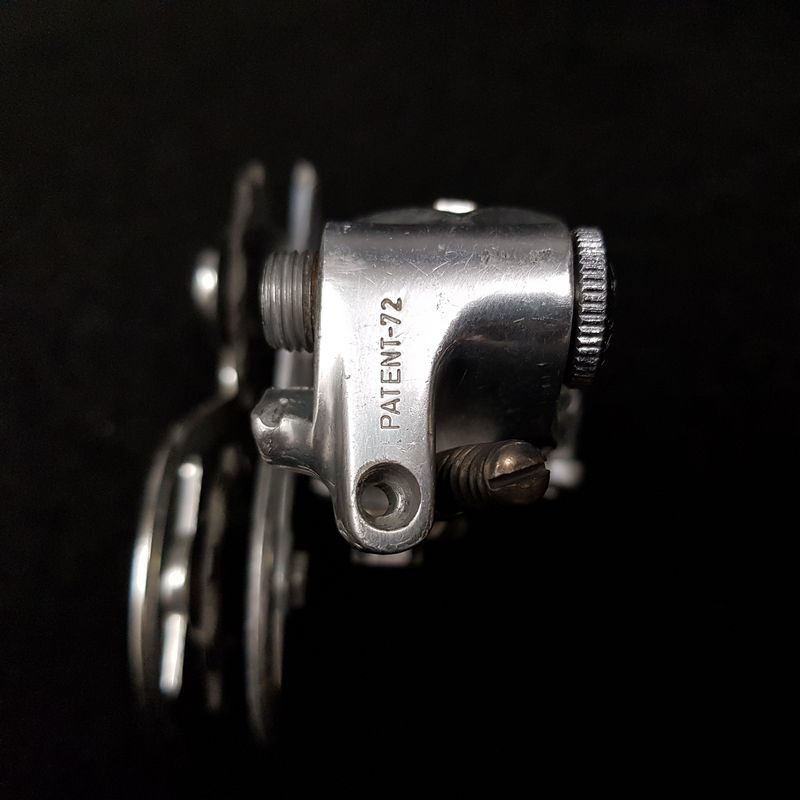Hinterer Umwerfer "CAMPAGNOLO RECORD patent 72" 6v (Ref 1769)