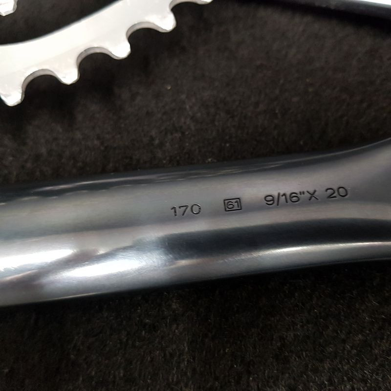 Pédalier "CAMPAGNOLO C RECORD CENTURY" 170 mm (Ref 927)