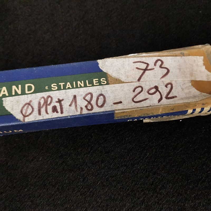 Set of 5 A.C.I ONE GROSS AERO spokes Ø 1.8 - 292 mm