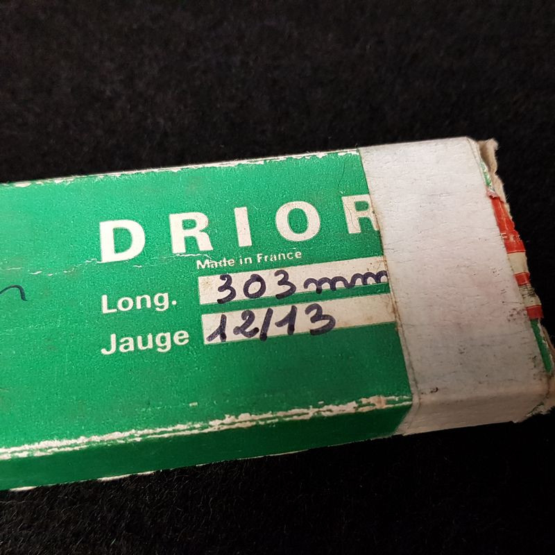 Set di 5 raggi "DRIOR INOX" Ø 1,8 - 303 mm