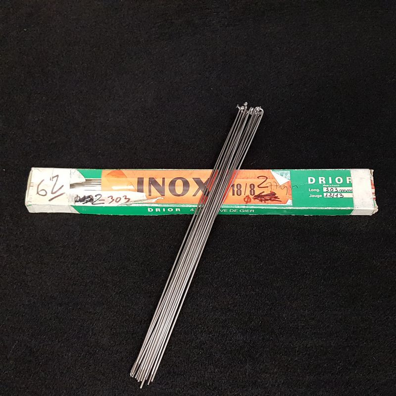 Set di 5 raggi "DRIOR INOX" Ø 1,8 - 303 mm
