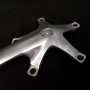 Platos y bielas rectos N.O.S "CAMPAGNOLO CROCE D'AUNE 172.5 mm" (Ref 939)