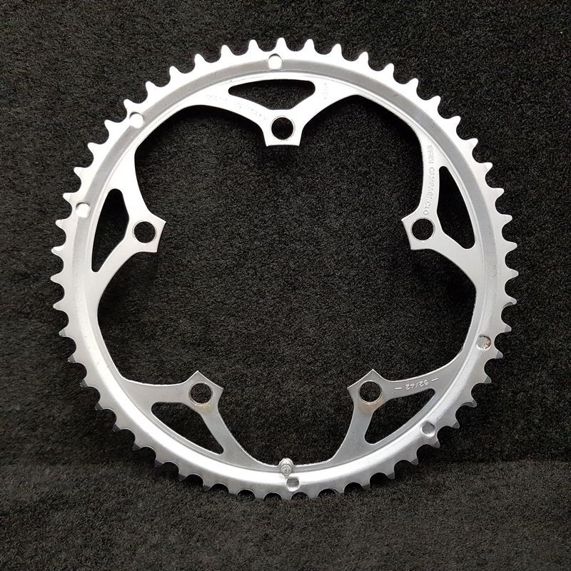 CAMPAGNOLO vassoio in acciaio 52d BCD 135 (rif. 1601)