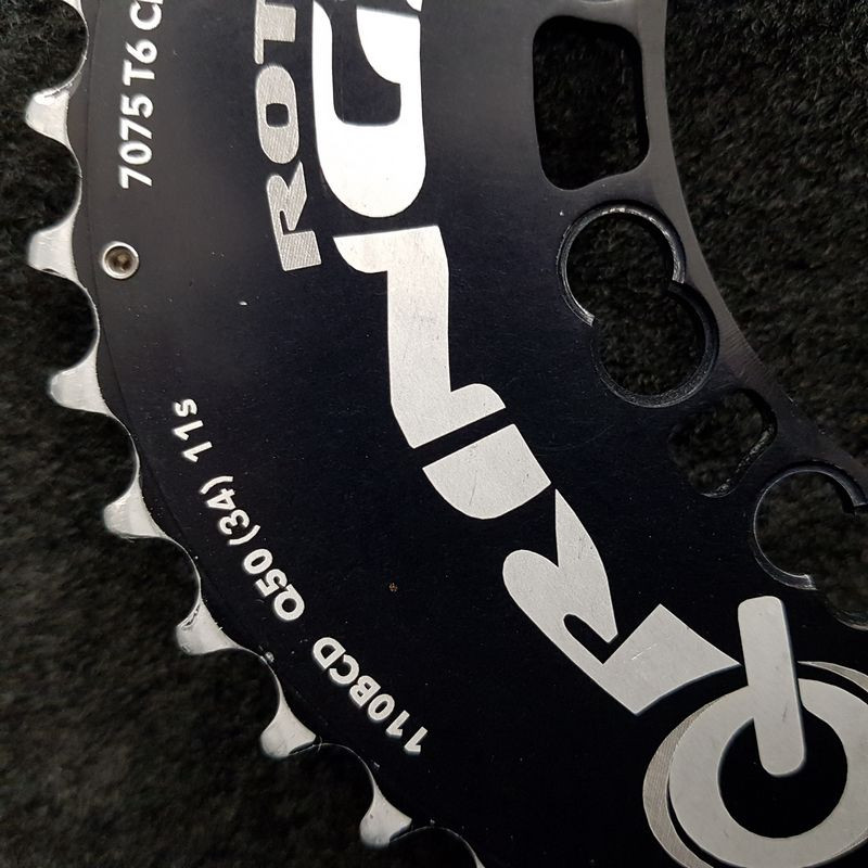 ROTOR Q RINGS AERO" chainring 50d BCD 110 (Ref 1657)