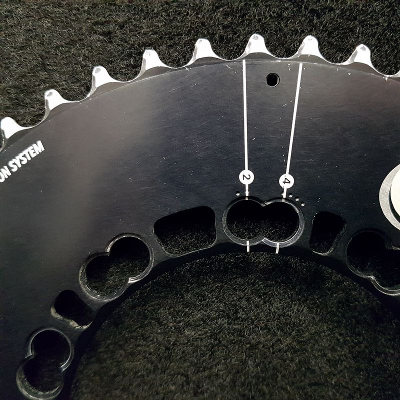 ROTOR Q RINGS AERO" chainring 50d BCD 110 (Ref 1657)