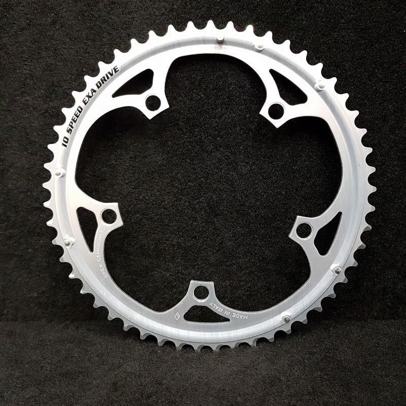Kettenblatt N.O.S "CAMPAGNOLO 10 SPEED EXA DRIVE" 53d BCD 135 (Ref 1630)