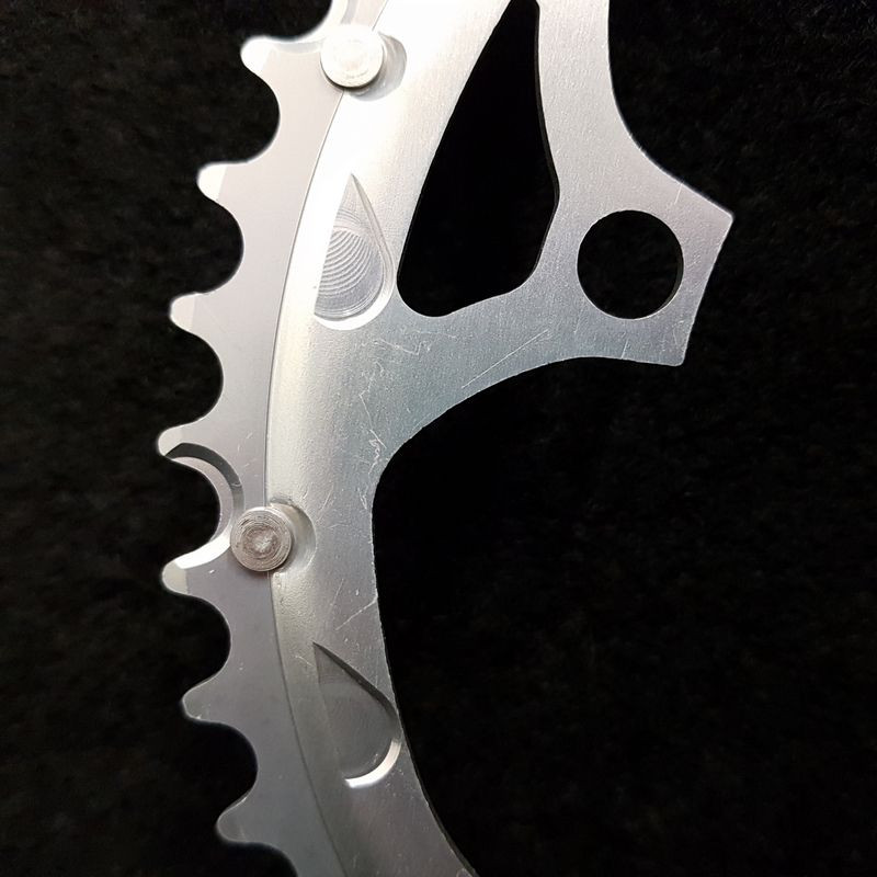 Kettenblatt N.O.S "CAMPAGNOLO 10 SPEED EXA DRIVE" 53d BCD 135 (Ref 1630)