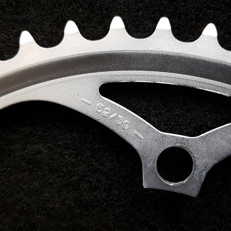 CAMPAGNOLO steel 52d BCD 135 N.O.S chainring (Ref 1635)