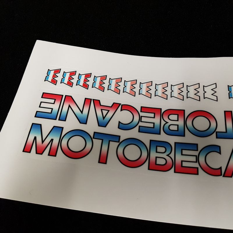 Stickers BMX "MOTOBECANE" (Ref 01 )