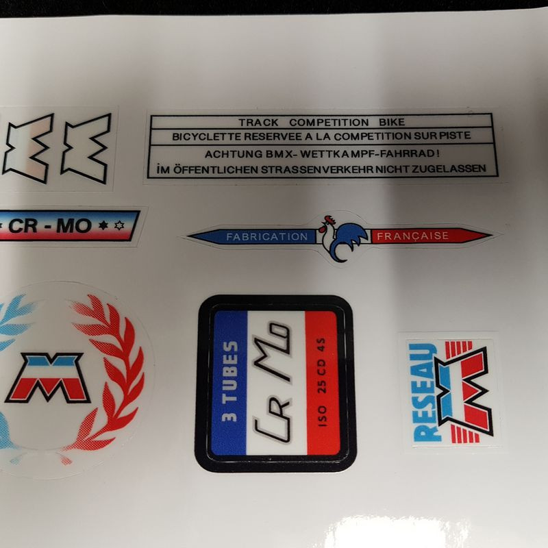 Stickers BMX "MOTOBECANE" (Ref 01 )