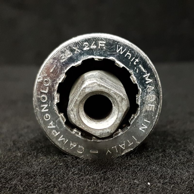 Tretlagerachse "CAMPAGNOLO ATHENA" 111 mm ITA 36 x 34 (Ref 547)