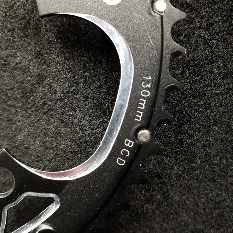 53d BCD 130 "PROWHEEL" chainring (Ref 1661)