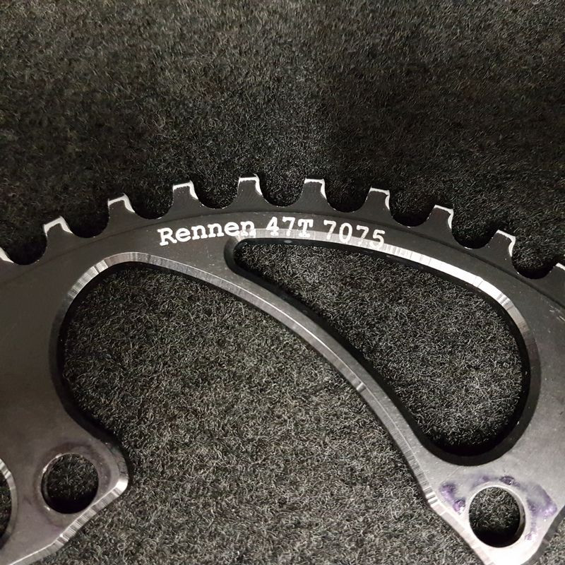 RENNEN" BMX chainring 47d BCD 104 (Ref Fe-1664)
