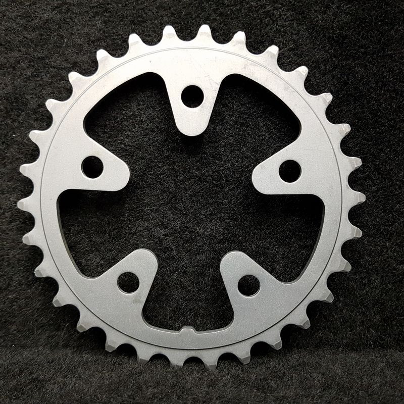 SHIMANO" 30d BCD 74 chainring (Ref 1697)