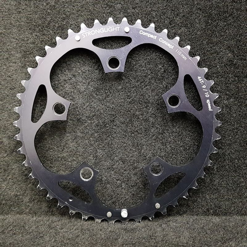 STRONGLIGHT COMPACT" 46d BCD 110 chainring (Ref 1667)