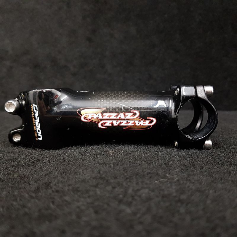 PAZZAZ CARBON" Attacco manubrio anteriore 100 mm (rif. 994)