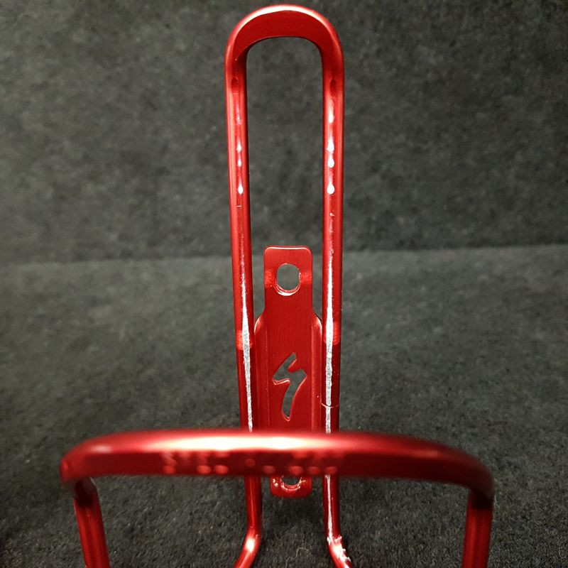 Paire de porte bidon "SPECIALIZED ALLOY rouge" (Ref 47)