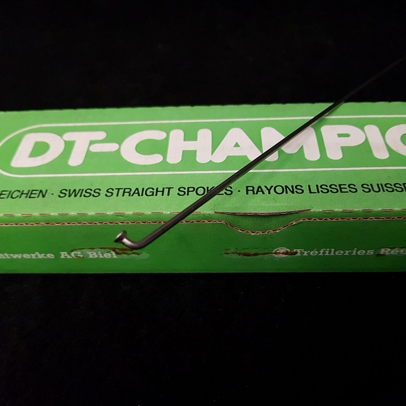 Lote de 5 radios DT CHAMPION Ø 2,0 - 292 mm