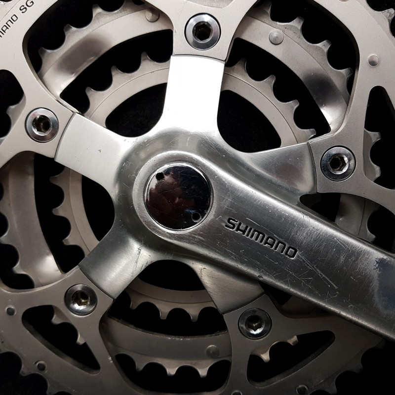 Pédalier VTT "SHIMANO DEORE XT M730" 175 mm (Ref 956)