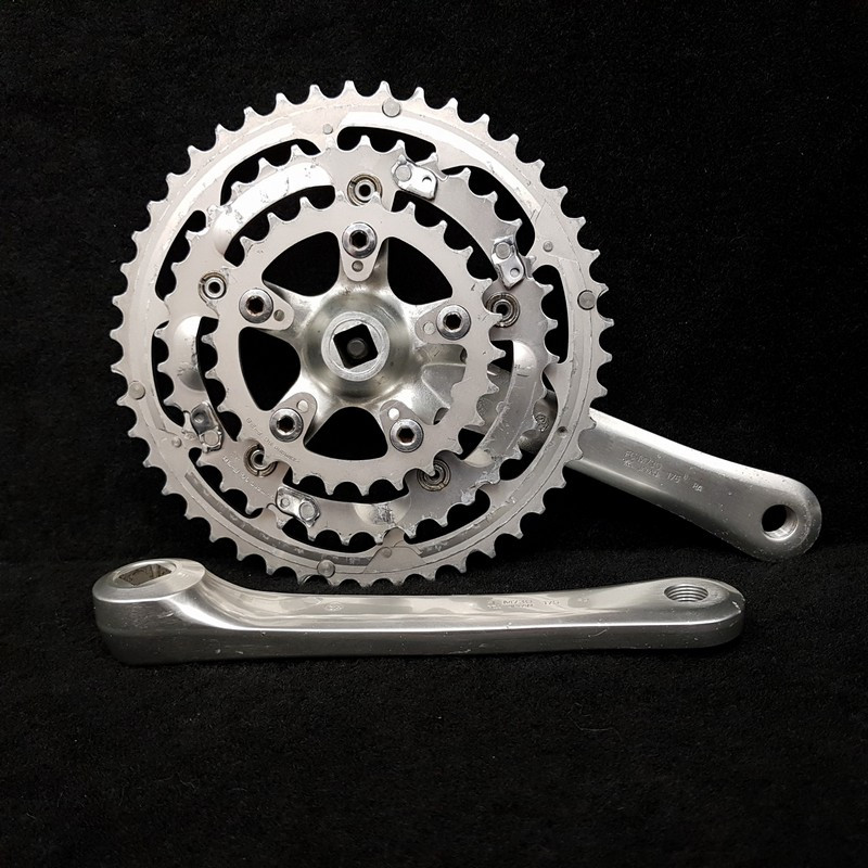 Pédalier VTT "SHIMANO DEORE XT M730" 175 mm (Ref 956)