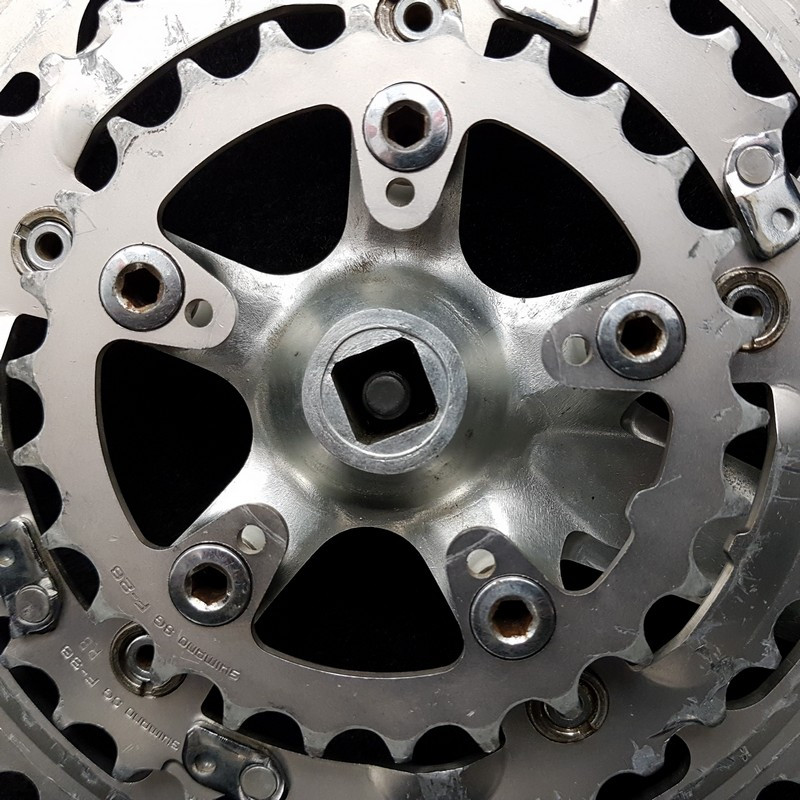 Pédalier VTT "SHIMANO DEORE XT M730" 175 mm (Ref 956)