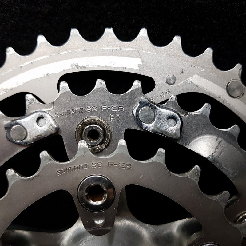 Pédalier VTT "SHIMANO DEORE XT M730" 175 mm (Ref 956)