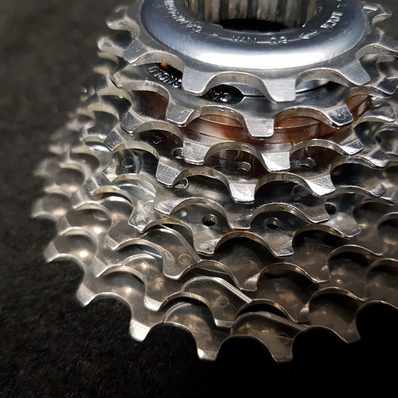 Cassette "CAMPAGNOLO RECORD TITANIUM" 9v 12/23 (Ref 442)