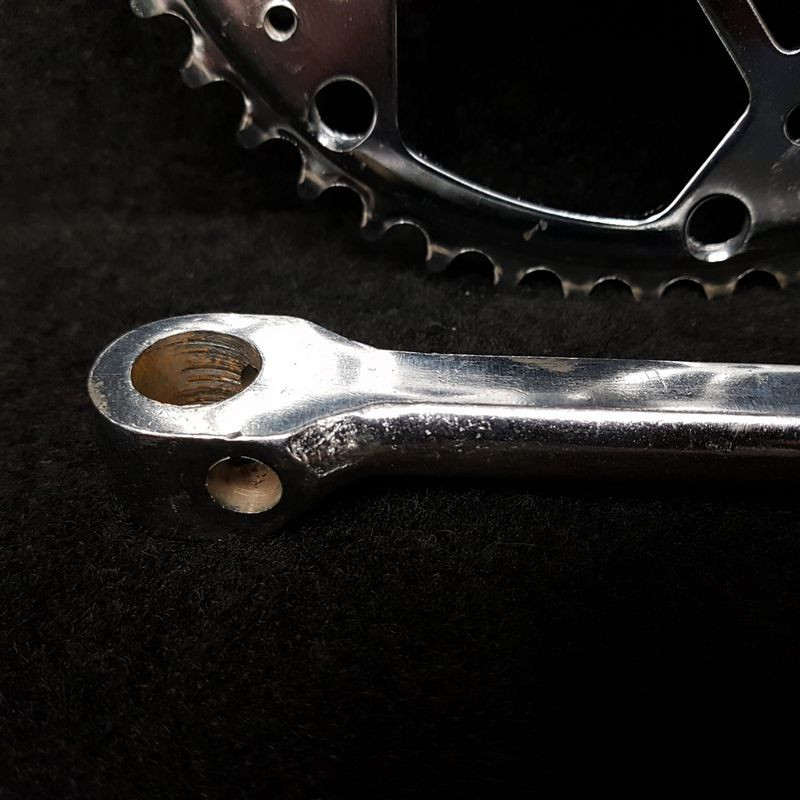 Single-chainring splined crankset, 46d – 170 mm (Ref 961)