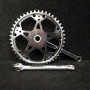 Single-chainring splined crankset, 46d – 170 mm (Ref 961)