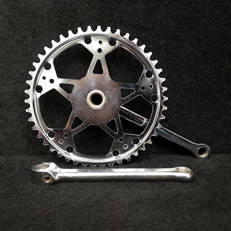 Single-chainring splined crankset, 46d – 170 mm (Ref 961)