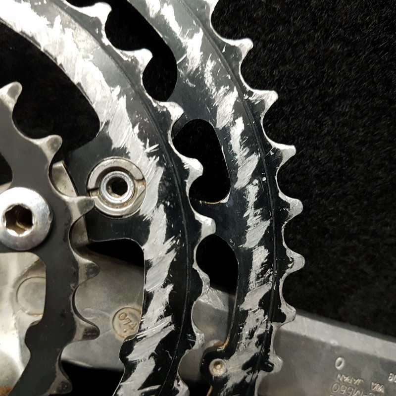 "SHIMANO DEORE LX M-550" MTB crankset, 175 mm (Ref 964)