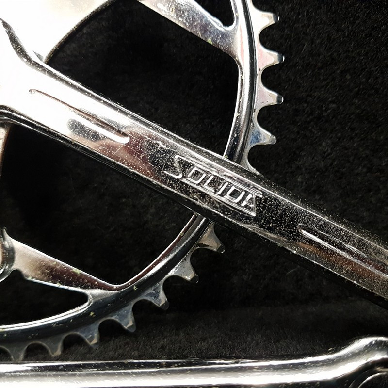 "SOLIDA" single-chainring splined crankset, 170 mm (Ref 967)